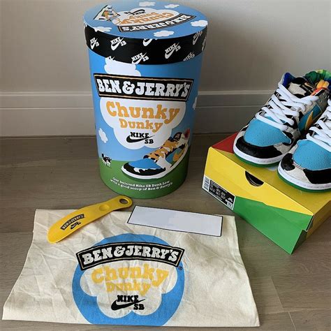 Nike Sb Dunk Low X Ben And Jerrys Fandf Packaging Boutique Zeroum