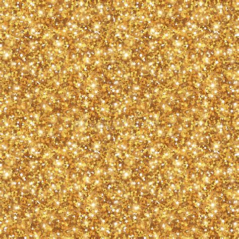 Gold Glitter Texture Seamless Sequins Pattern Stock