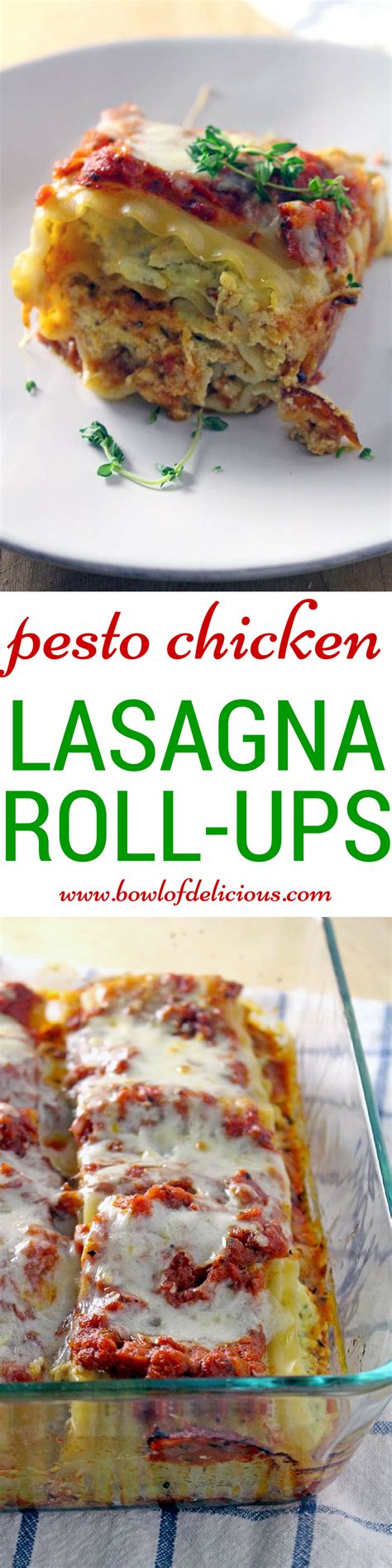 Pesto Chicken Lasagna Roll Ups Recipe Lasagna Rolls Chicken