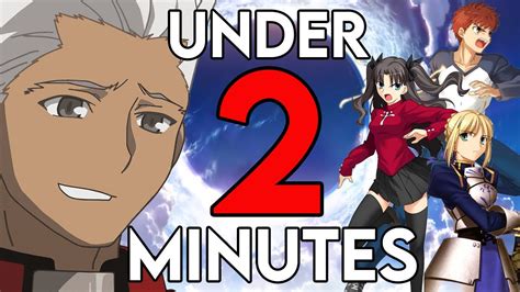 Fate Series Watch Order In Under 2 Minutes 2021 Youtube