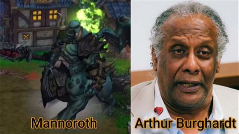 Character And Voice Actor Warcraft Iii Reforged Mannoroth Arthur Burghardt Youtube