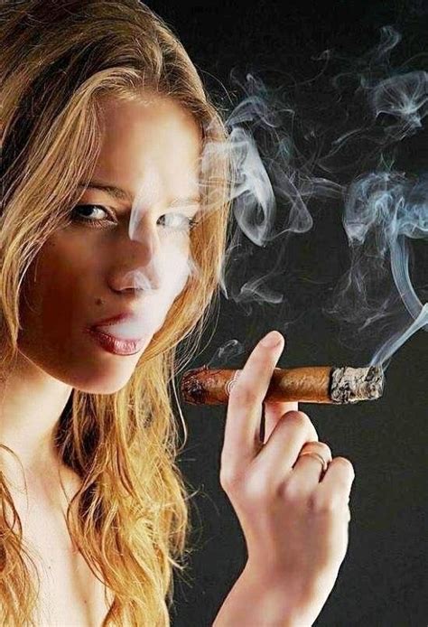 Cigars Cigars And Women Women Smoking Cigars Cigar Smoking Girl