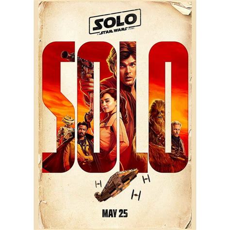 Pôster 4 Han Solo Uma História Star Wars 2018 Elo7