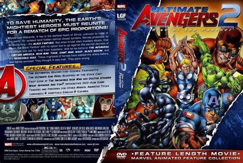 Marvel Animated Ultimate Avengers 2 Rise Of The Panther Tv Dvd Custom