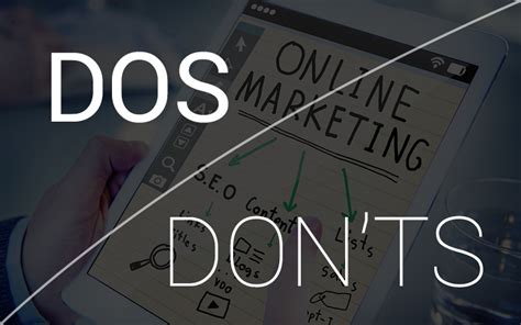 Dos And Donts Of Digital Marketing