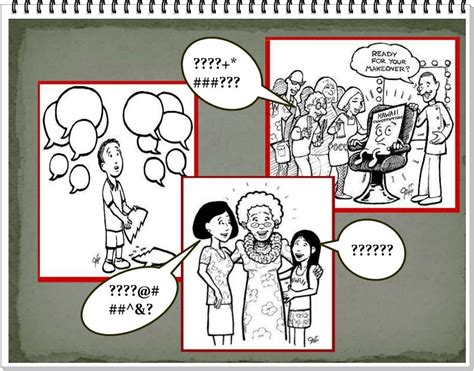 Dialog dikaitkan dengan gambar dengan tepat. Bahasa Melayu Tingkatan 2: Kata Tanya