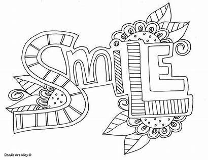 Printable Coloring Pages Quote Quotes Sheets Names