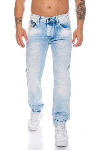 Cipo And Baxx Regular Fit Jeans Herren Jeans Hose Mit Dezenten Nähten Im Schlichten Look Jeans