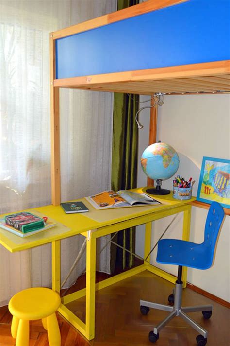 Some kids tend to read while they are lying down because they have no desk. Need a study table for kids? Here are 10 of the brightest ...