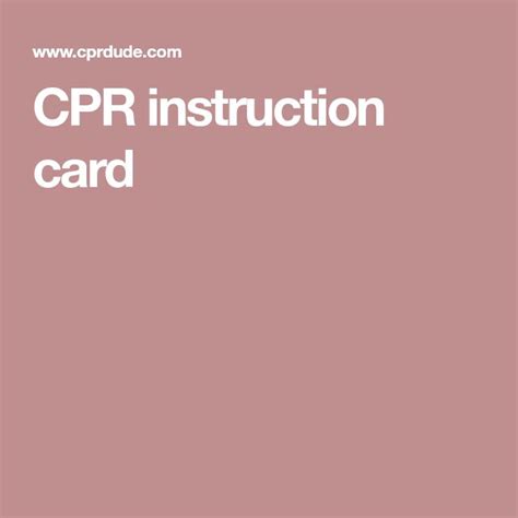 Printable Cpr Wallet Card Hapelbloggen