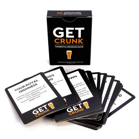 Get Crunk The Brutal Card Drinking Game For Students Pre Drinks