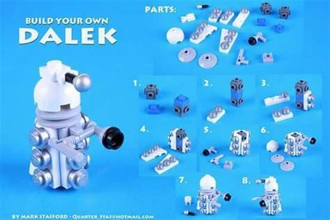 How To Build A Dalek With Logos Lego Doctor Who Lego Instructions