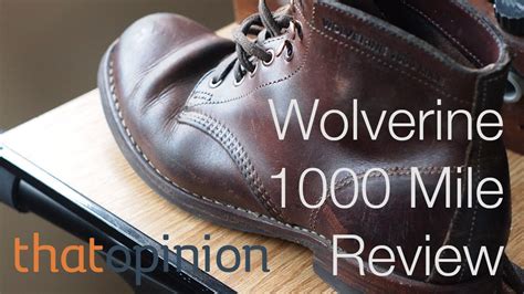 Click here for more information. Wolverine 1000 Mile Boot (brown) Review - YouTube