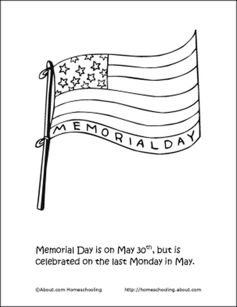 Learn About Memorial Day With Free Printables Memorial Day Coloring