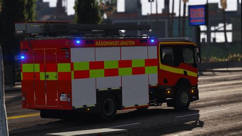 Scania P360 Swedish Firetruck Gta5