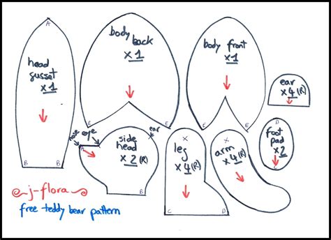 Love love love this pattern i made a sample bear before i made 2 for a lady and the directions were perfect by the second one i didn't even need the directions. Teddy bear sewing pattern by KinnyFactory on deviantART ...