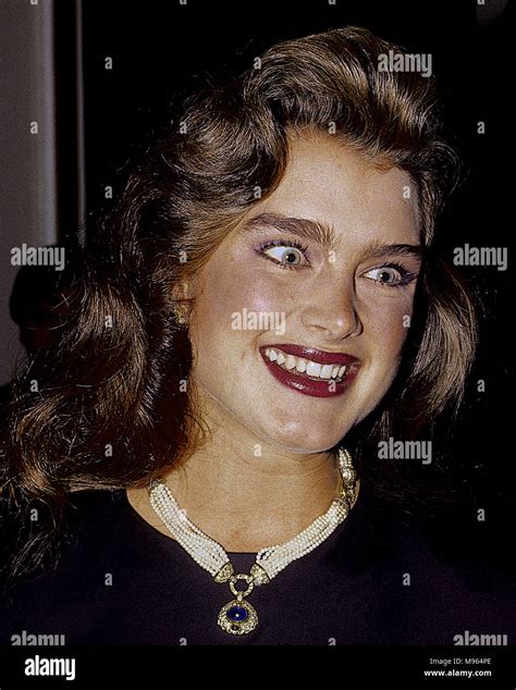 Washington Dc October 1987 Brooke Shields At Democratic Party