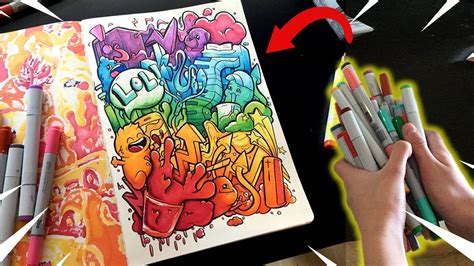Using ALL My Markers In ONE Drawing Copic Marker Art Challenge