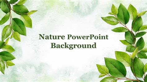 Download Now Nature Powerpoint Background Presentation