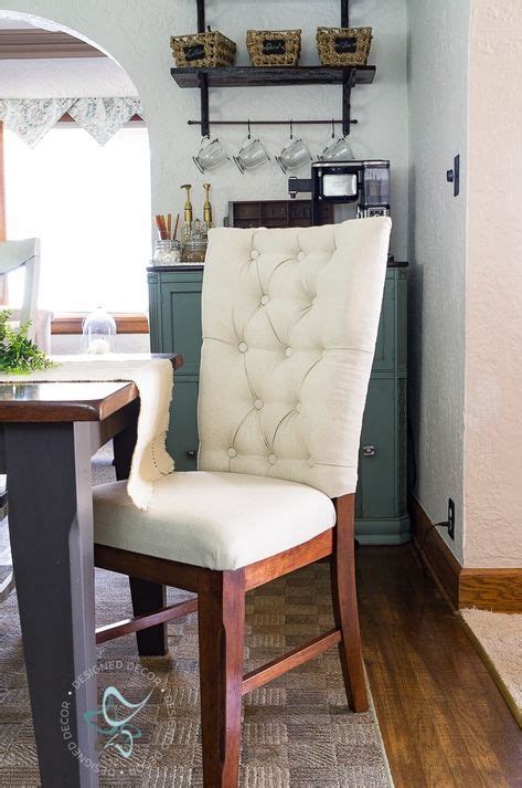 Invite guests to take a seat in one of our sophisticated and affordable dining chairs. Upholstered Wood Dining Chairs | Dining room chairs diy ...