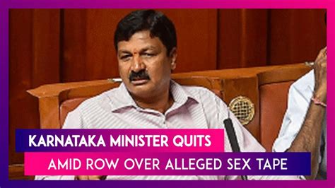 Ramesh Jarkiholi Karnataka Minister Embroiled In Sex Tape Scandal