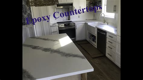 Kitchen Remodel Epoxy Countertops Youtube