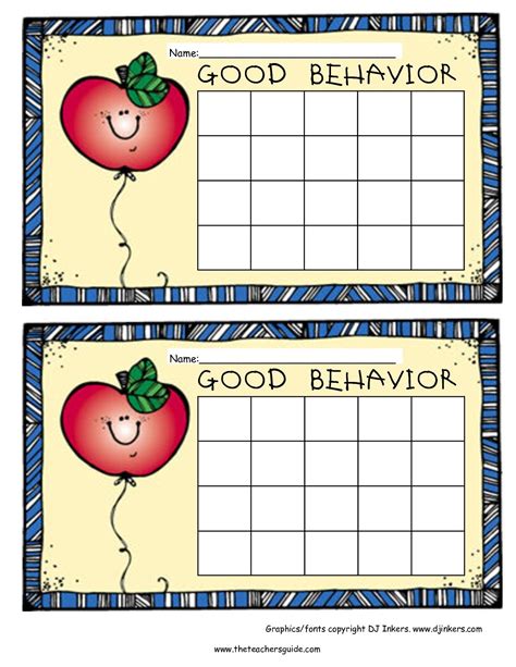 Free Printable Reward And Incentive Charts Behavior Chart Preschool