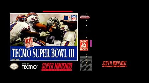 Tecmo Super Bowl Iii Final Edition Super Nintendo Cowboys Vs