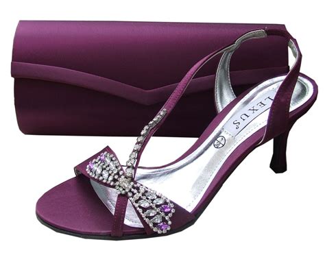 Lexus Caprice Purple Plum Evening Sandals Sole Divas