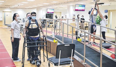 Revamped Ttsh Rehabilitation Clinic Uses Robots To Help Patients Tan Tock Seng Hospital