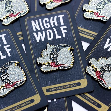 Night Wolf Enamel Pin Enamel Pin Enamel Pin Wolf Lapel Pin | Etsy | Enamel pins, Enamel pin ...