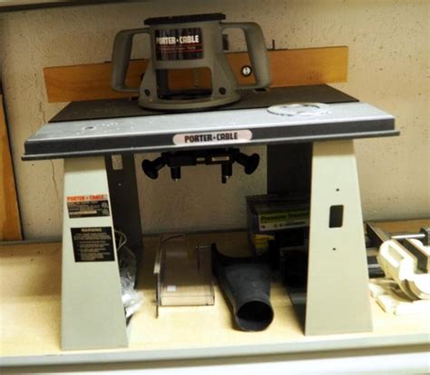 Porter Cable Shaper Table Model 698 With Router Base And More