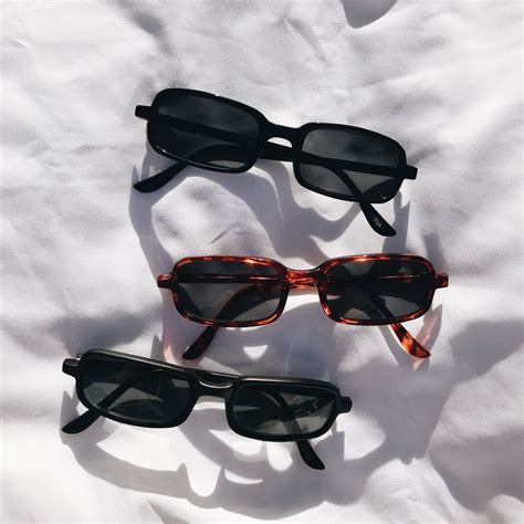 brillies vintage detective style rectangle sunglasses trendy glasses sunglasses vintage