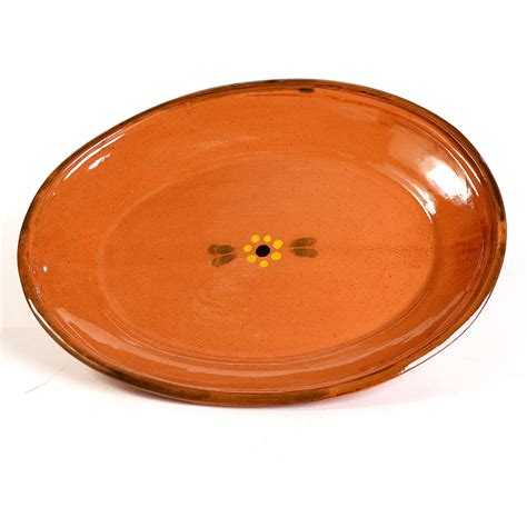 Mexican Clay Huaracha Plate Ancient Cookware