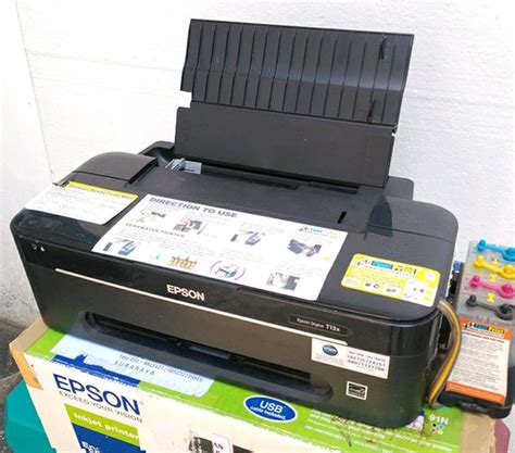 A printer's ink pad is at the end of its service life. Epson T13X / Asf à¸¥ à¸ à¸ à¸¥ à¸‡à¸" à¸‡à¸ à¸£à¸°à¸"à¸²à ...