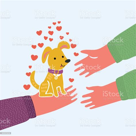 Dog Face Pet Adoption Puppy Pooch Looking Up To Human Hand Paw Print