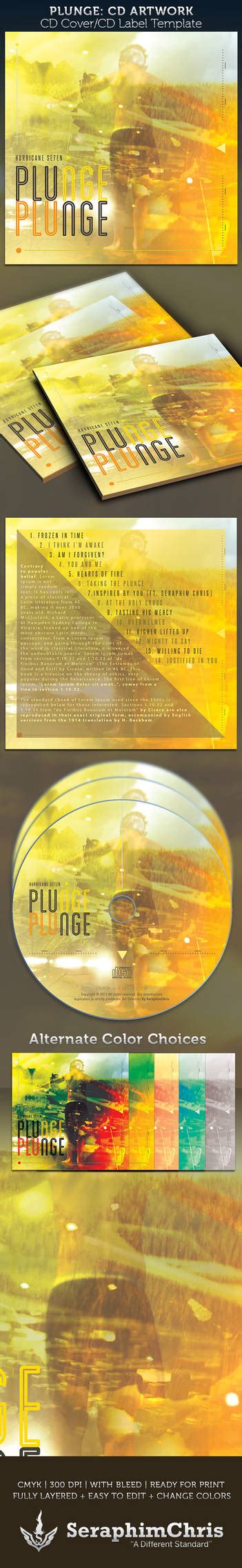 Plunge Cd Cover Artwork Template Preview By Seraphimchris On Deviantart