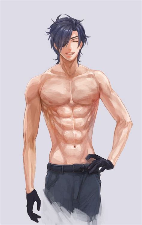 Shokudaikiri Mitsutada Anime Guys Shirtless Anime Boy Cute