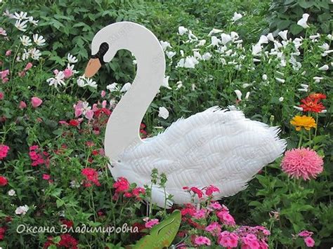 How To Diy Swan Garden Decor From Plastic Bottles