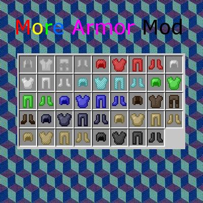 Chain armor can be bought from armorer villagers and it has a. Overview - More Armor (and weapons) mod - Mods - Projects ...