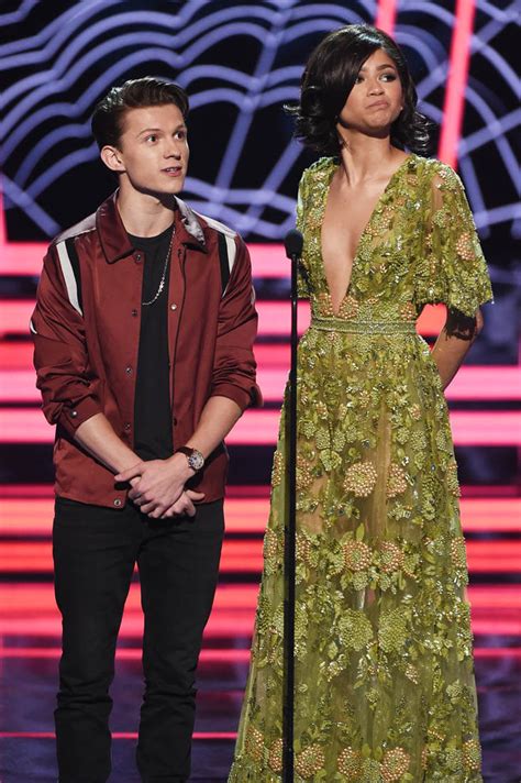 Kevin winter / getty images. Tom Holland and Zendaya premiere adorable Spider-Man: Homecoming clip at MTV Movie Awards