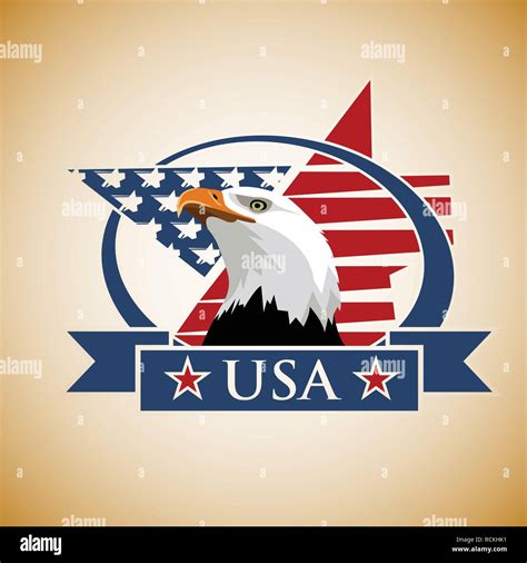 Vector Composition With The Symbols Of The United States Patriotic