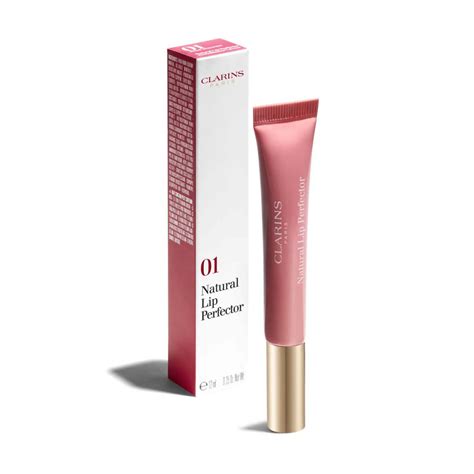 clarins instant light natural lip perfector 01 rose molekulės