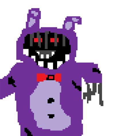 Pixilart Withered Bonnie By Glitched66
