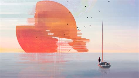 Abstract Sunset 1920x1080 Wallpaper