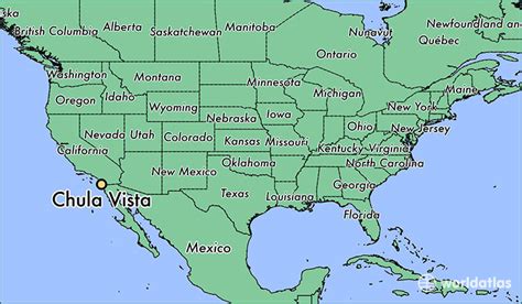 Where Is Chula Vista Ca Chula Vista California Map