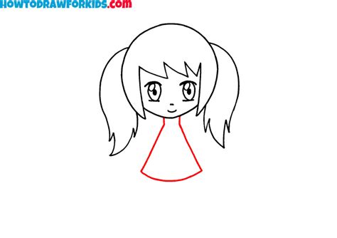 How To Draw A Anime Girl Step By Step For Kids