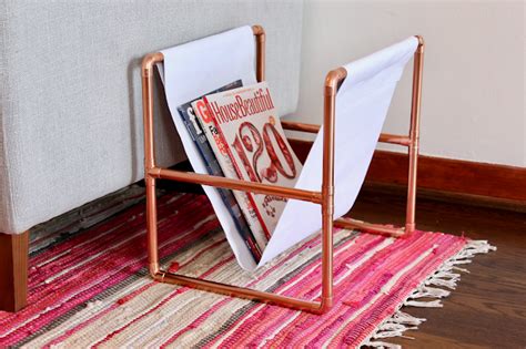 How To Make Diy Copper Magazine Rack — All Craft Ideas