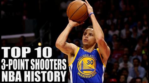 Top 10 Best 3 Point Shooters in NBA History - YouTube