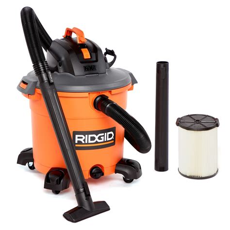Ridgid Nxt 60l 16 Gal 50 Peak Hp Wetdry Shop Vacuum With Filter